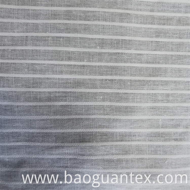 Striped Pattern Dobby Fabric